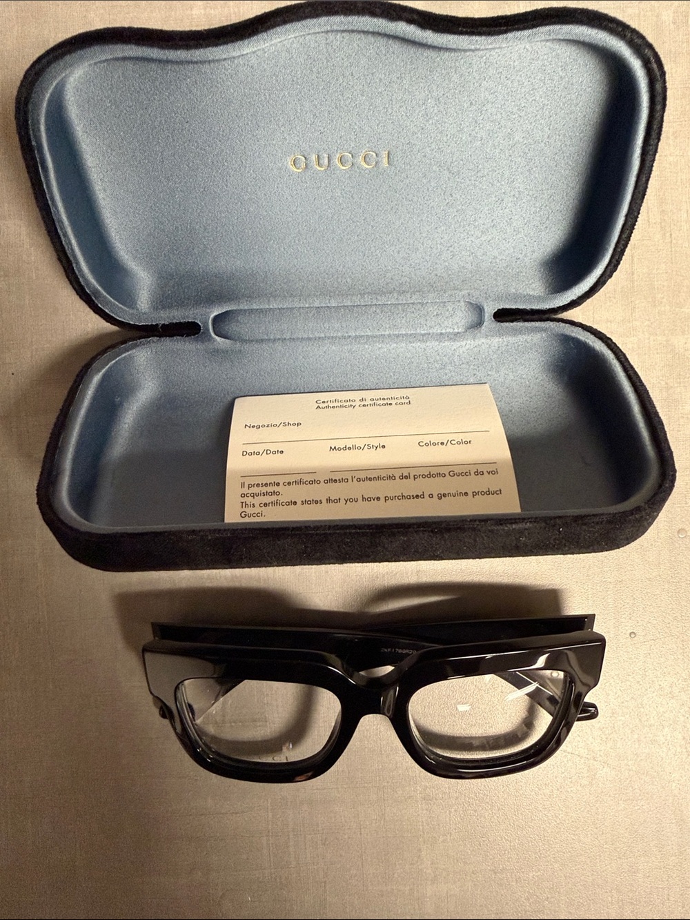 Gucci non prescription glasses